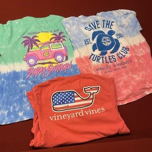 Lot of Simply Southern shirts